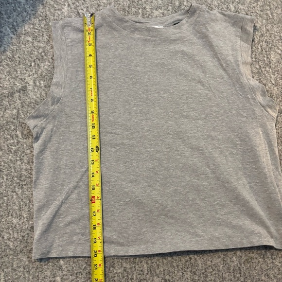 ASOS DESIGN Gray Drop Armhole Tank Athleisure Soft Stretchy Women's Medium - Picture 8 of 9